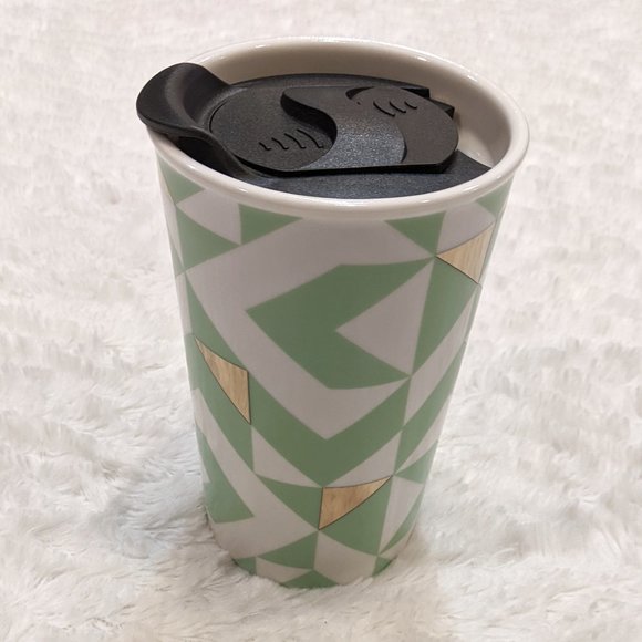❤️ Ceramic Geometric Print Tumbler - Picture 1 of 8